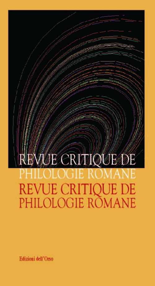 Revue critique de philologie romane. Vol. 16