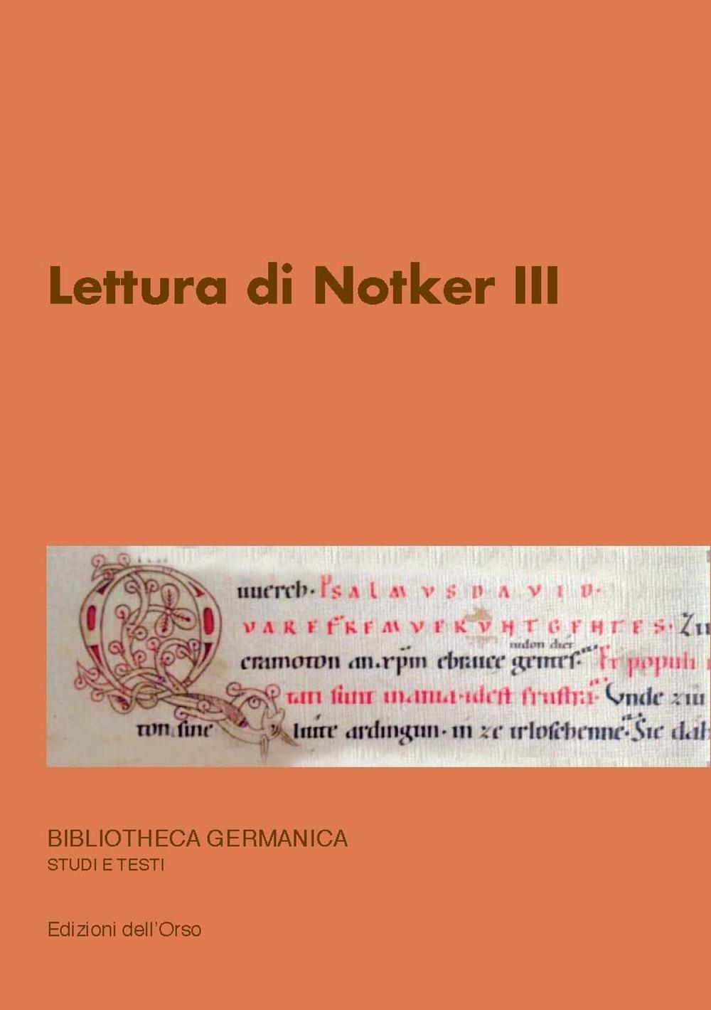 Lettura di Notker III