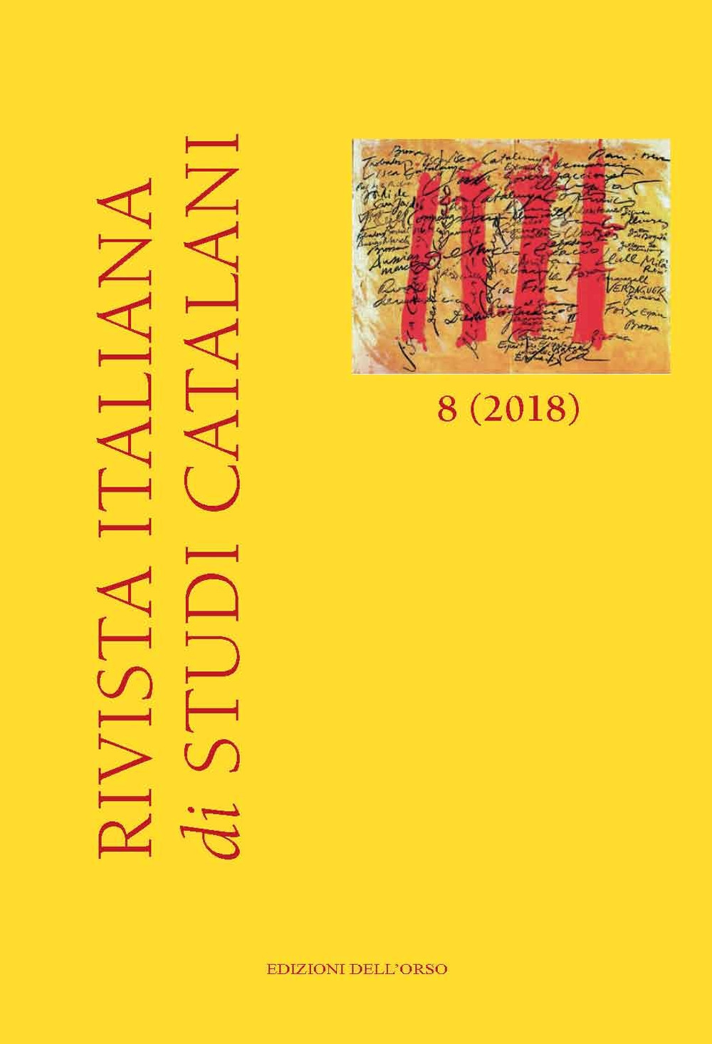 Rivista italiana di studi catalani. Vol. 8