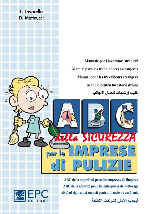 ABC della sicurezza per le imprese di pulizie in cinque lingue