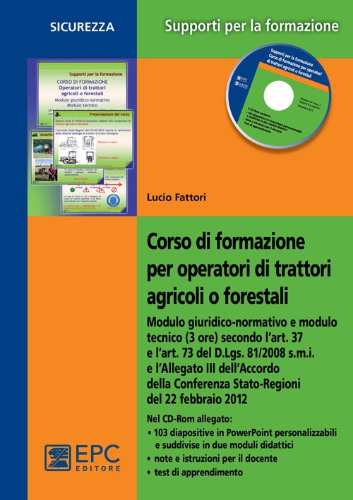 Corso di formazione per operatori di trattori agricoli o forestali