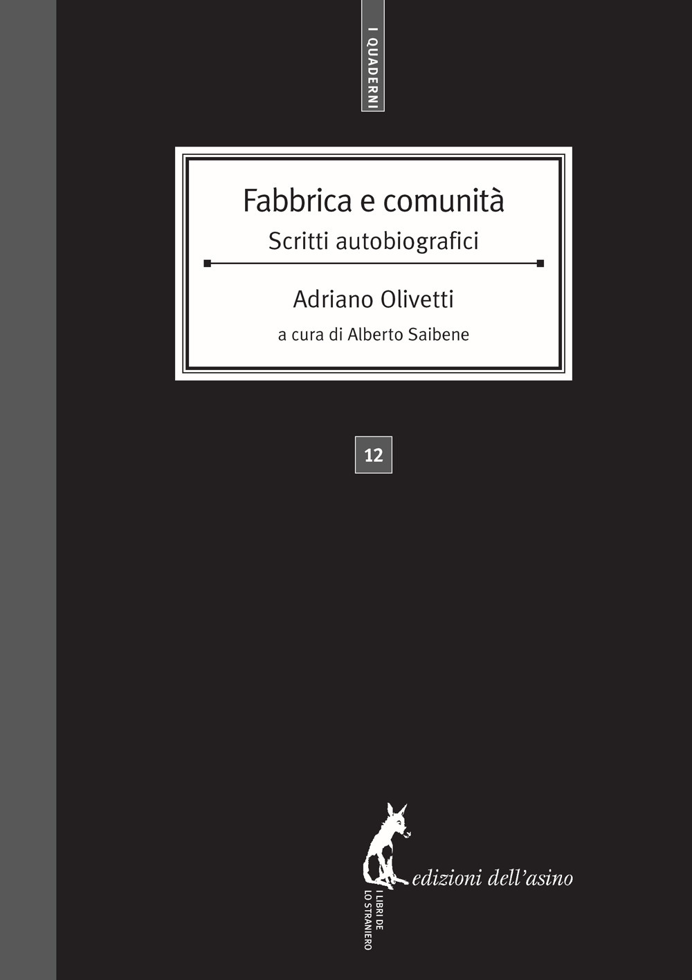 Fabbrica e comunità. Scritti autobiografici