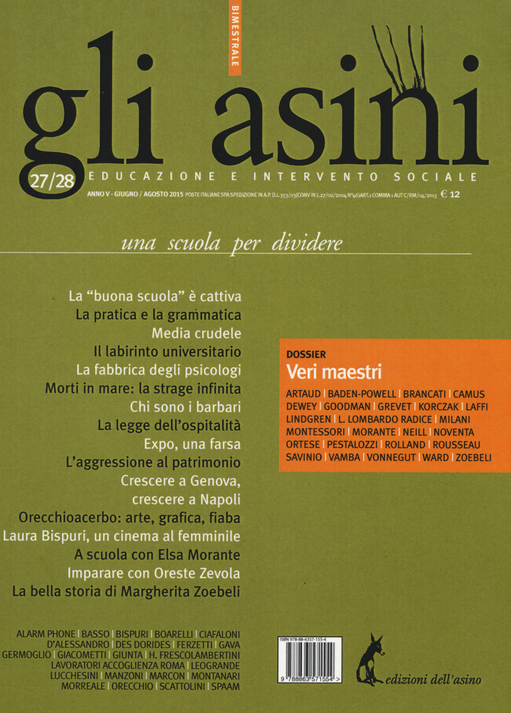 Gli asini. Rivista di educazione e intervento sociale