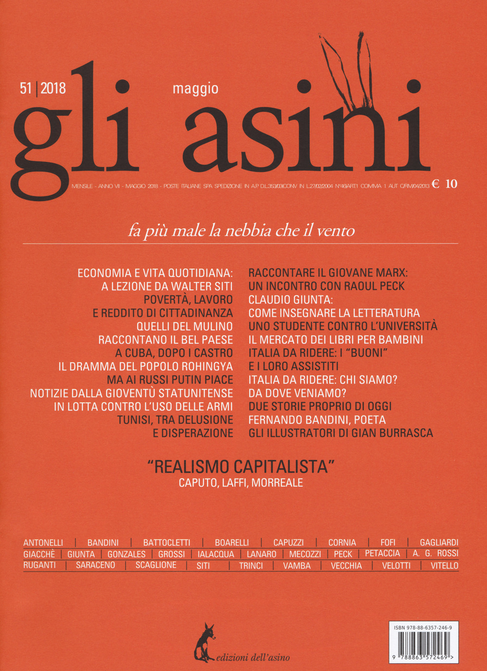 Gli asini. Rivista di educazione e intervento sociale. Vol. 51
