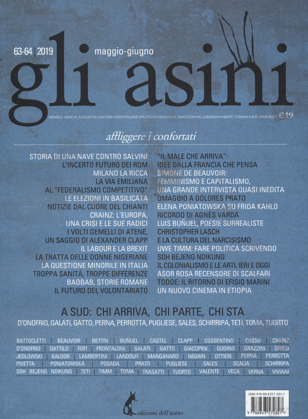 Gli asini. Rivista di educazione e intervento sociale. Vol. 63-64: Affliggere i confortati