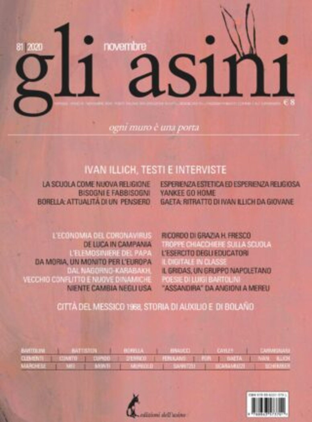 Gli asini. Rivista di educazione e intervento sociale. Vol. 81