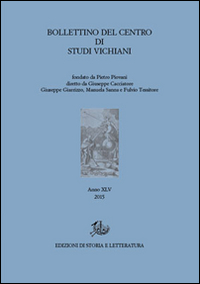 Bollettino del Centro di studi vichiani. Vol. 45