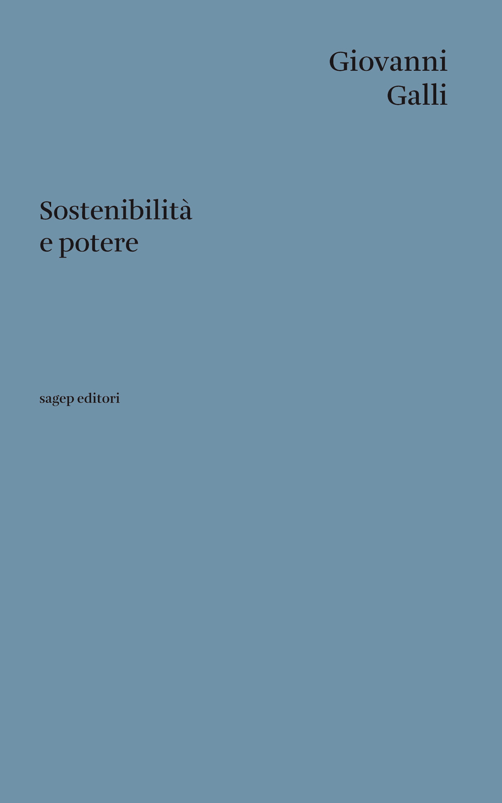 Sostenibilità e potere