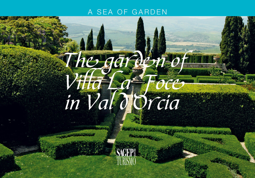 The garden of Villa La foce in Val d'Orcia