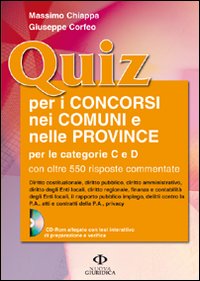 Quiz per i concorsi nei Comuni e nelle Province per le categorie C e D