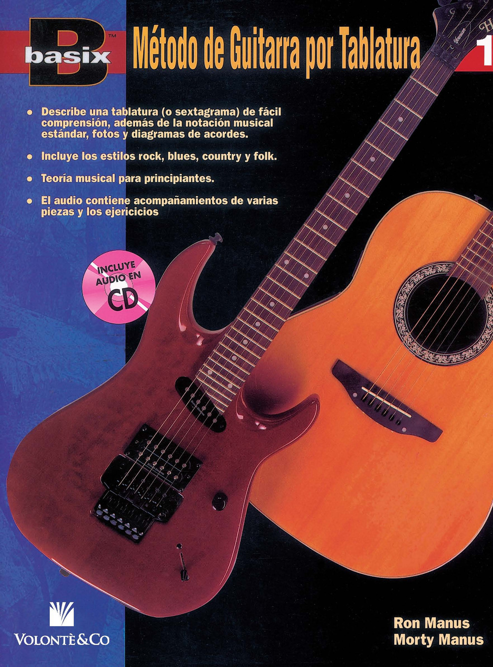 Método de guitarra por tablatura. Basix. Vol. 1