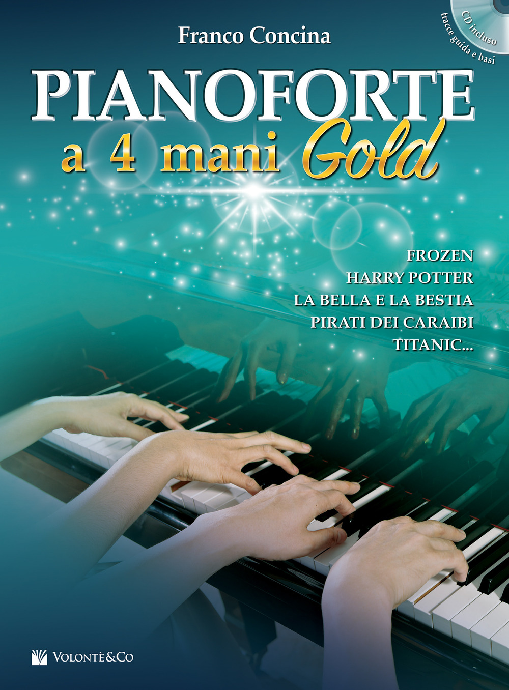 Pianoforte a 4 mani. Ediz. gold