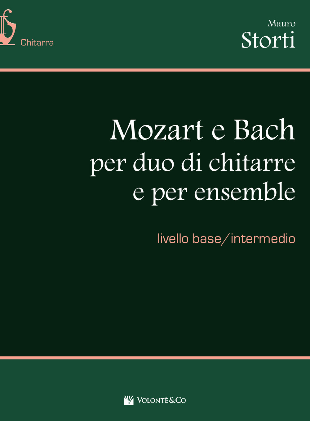 Mozart e Bach per duo di chitarre e per ensemble. Livello base/intermedio. Spartito