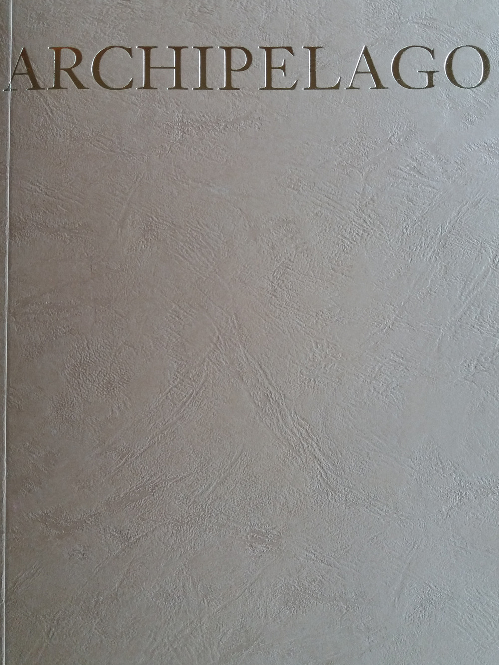 John Isaacs. Archipelago