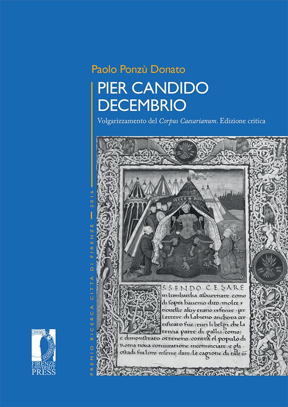 Pier Candido Decembrio. Volgarizzamento del «Corpus Caesarianum»
