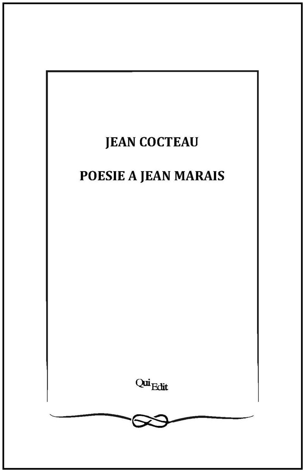 Poesie a Jean Marais
