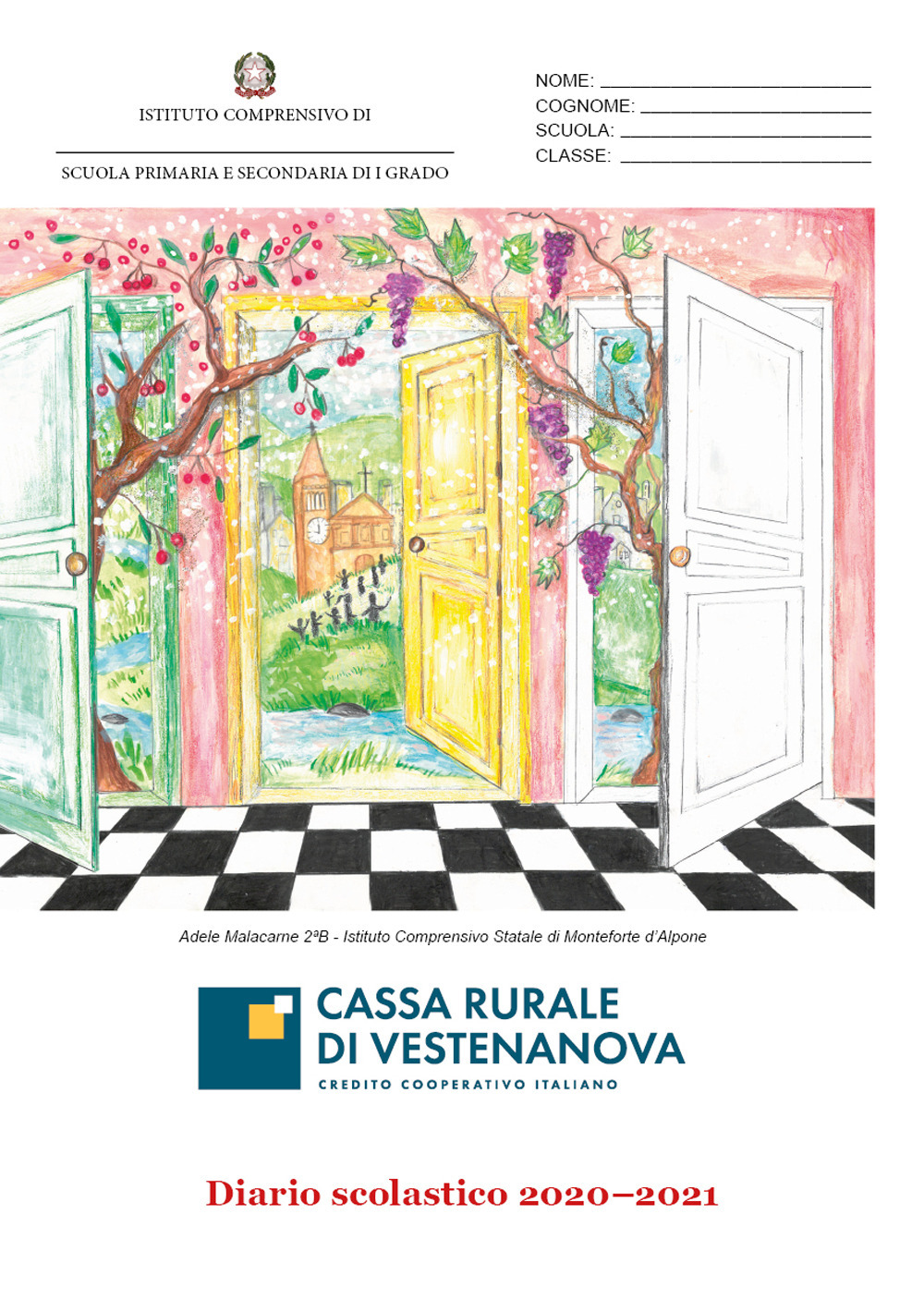 Una vallata, un diario, una banca. Diario scolastico 2020-2021