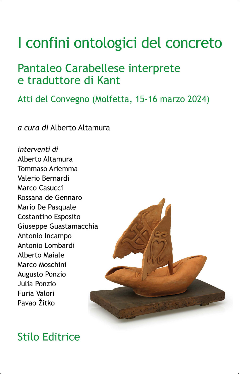 I confini ontologici del concreto. Pantaleo Carabellese interprete e traduttore di Kant