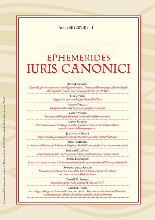 Ephemerides Iuris canonici. Vol. 1