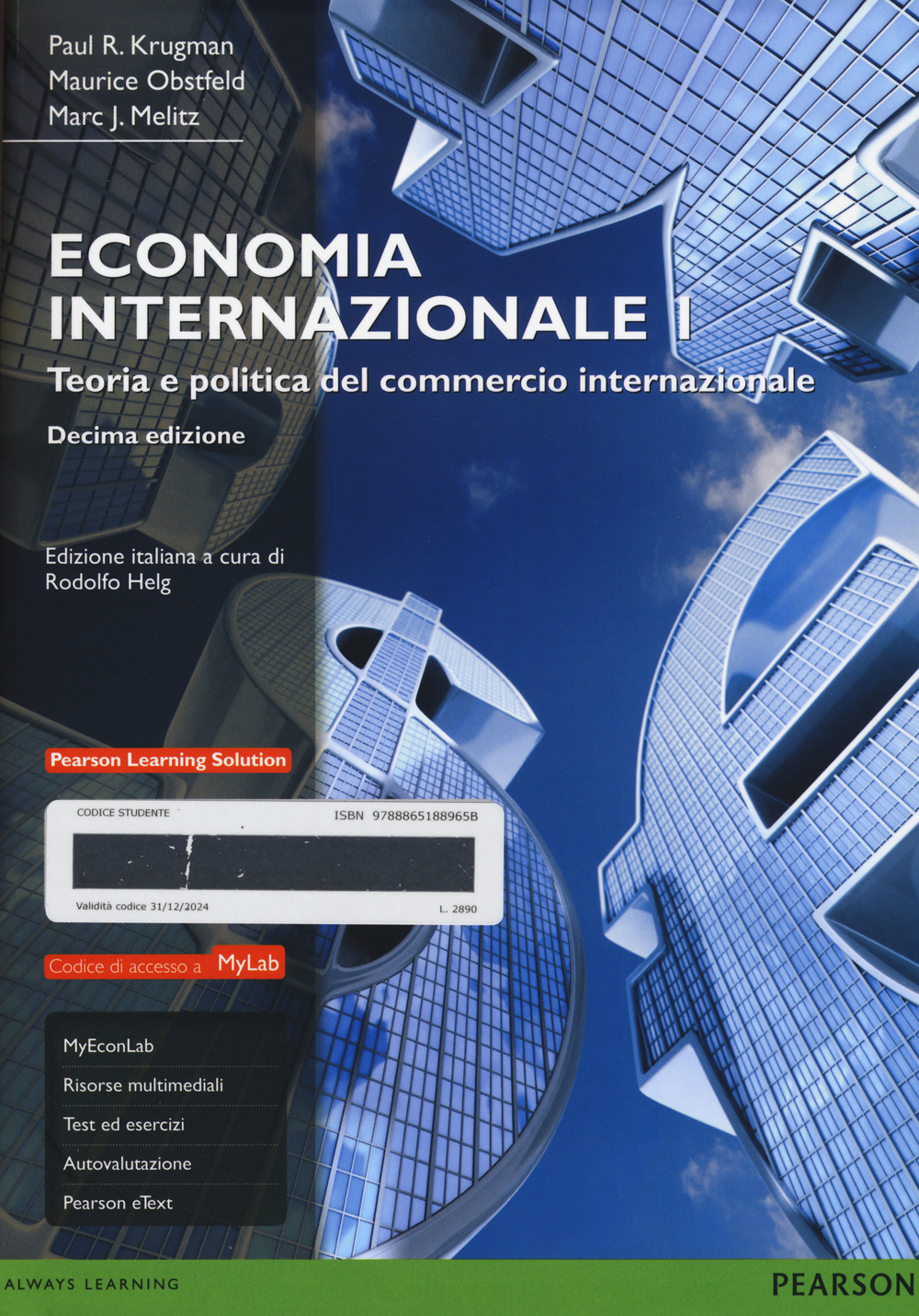 Economia internazionale. Ediz. mylab. Vol. 1: Teoria e politica del commercio internazionale