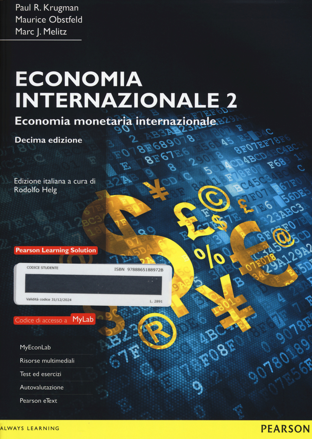 Economia internazionale. Ediz. mylab. Vol. 2: Economia monetaria internazionale