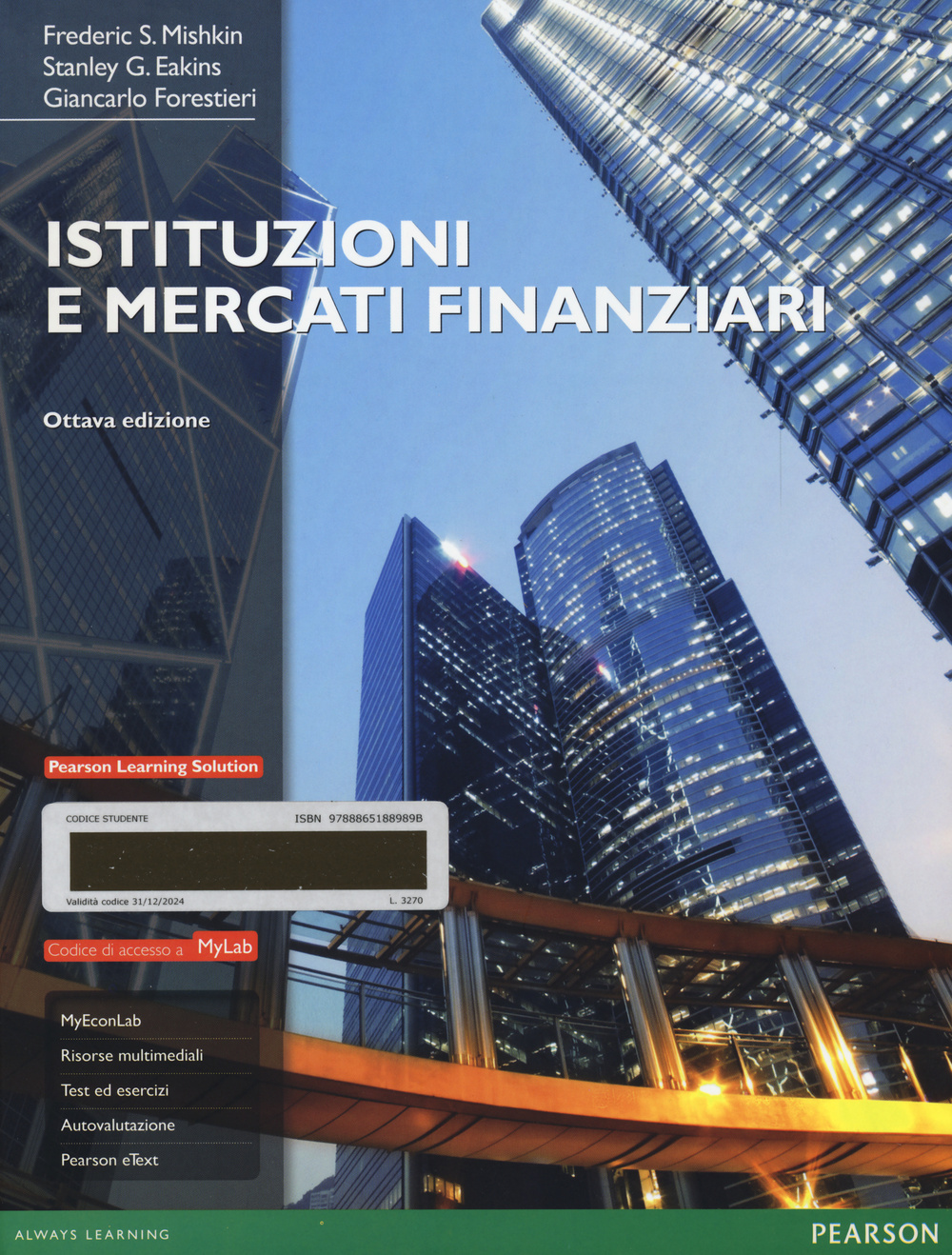 Istituzioni e mercati finanziari. Ediz. Mylab