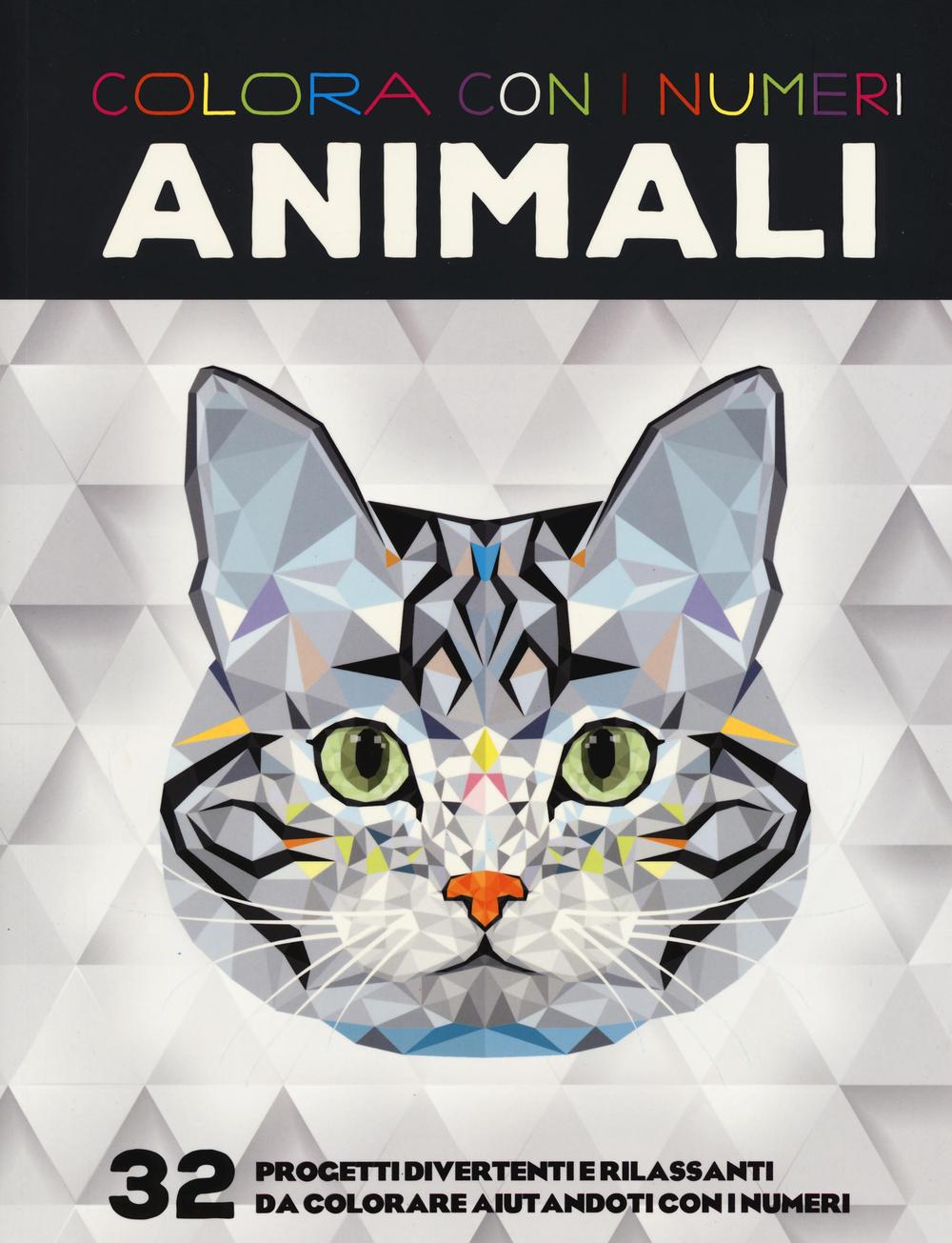 Colora con i numeri. Animali
