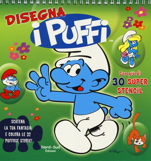 Disegna i puffi. I puffi