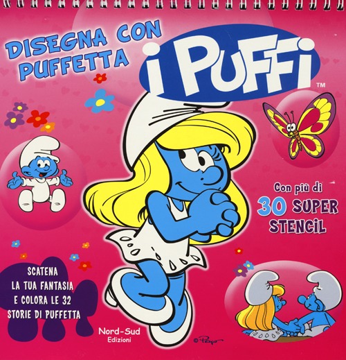 Disegna con Puffetta. I puffi