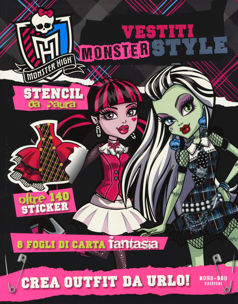 Vestiti Monster style. Monster High. Con adesivi