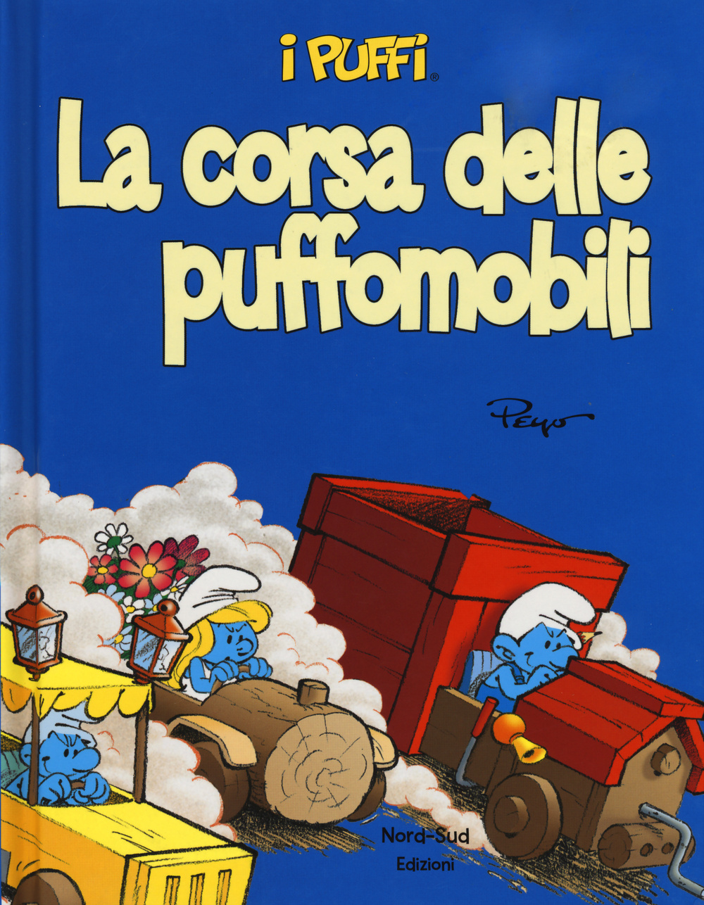 La corsa delle puffomobili. I puffi
