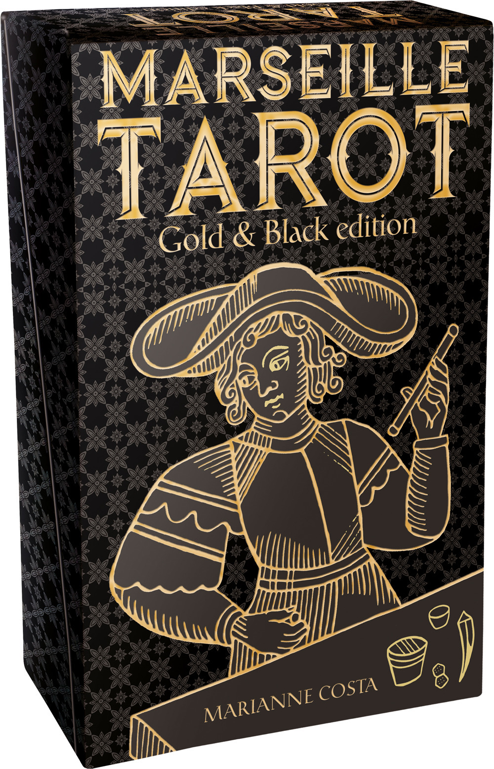 Tarot of Marseille gold & black edition