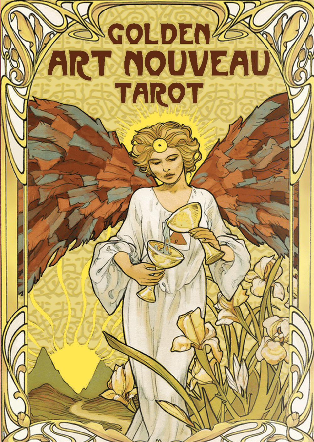 Golden art nouveau tarot. Grand trumps