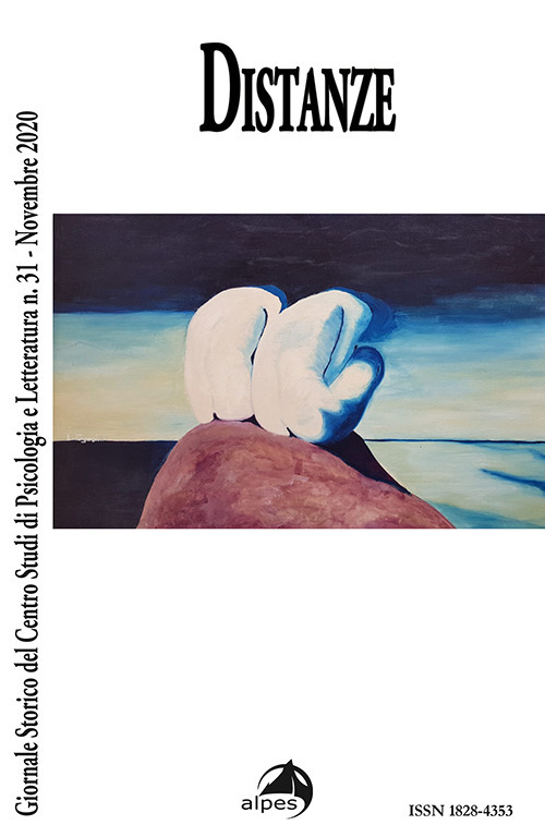 Giornale storico del centro studi di psicologia e letteratura. Vol. 31: Distanze
