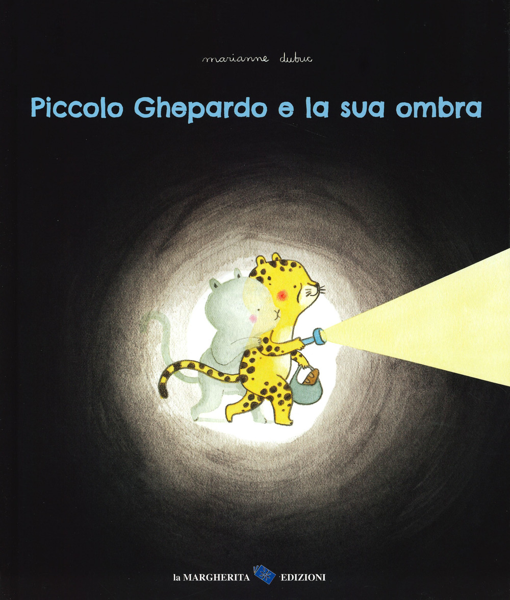 Piccolo ghepardo e la sua ombra