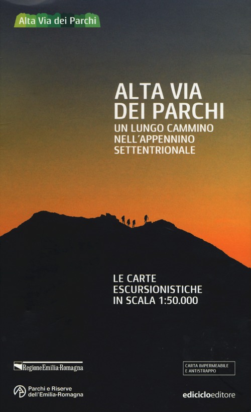 Alta via dei parchi. Un lungo cammino nell'Appennino settentrionale. Le carte escursionistiche in scala 1:50.000