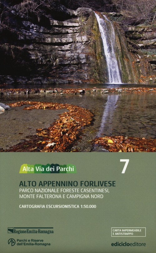 Alta via dei parchi 1:50.000. Vol. 7: Alto Appennino forlivese. Parco nazionale Foreste Casentinesi, monte Falterona e Campigna nord