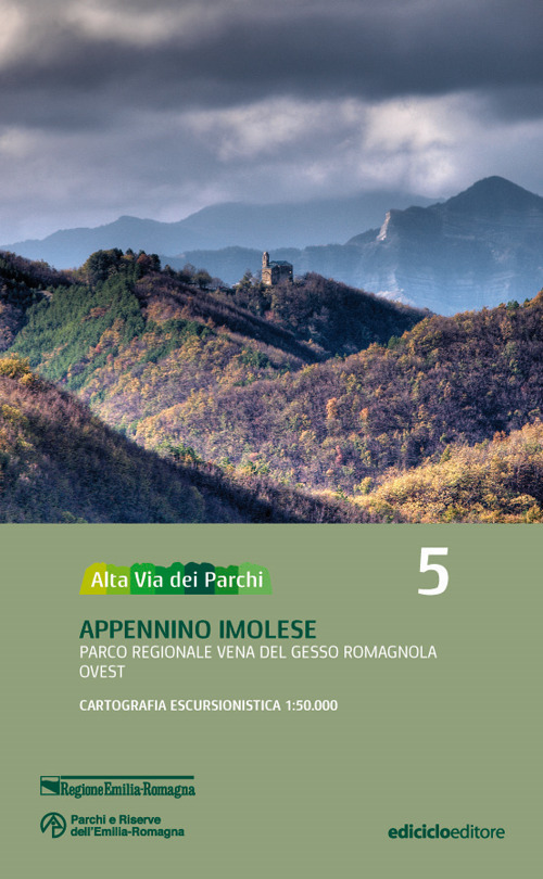 Alta via dei parchi 1:50.000. Vol. 5: Appennino imolese. Parco regionale Vena del Gesso Romagnola ovest