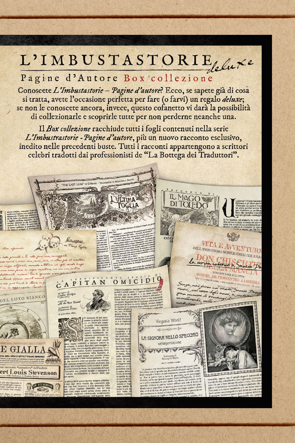 L'imbustastorie. Pagine d'autore. Deluxe box