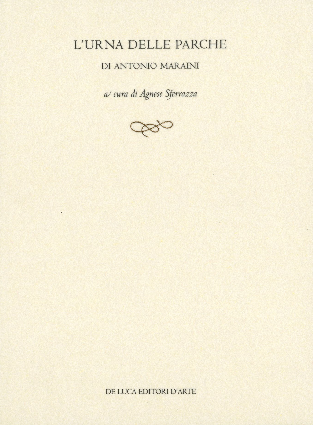 Urna delle Parche di Antonio Maraini