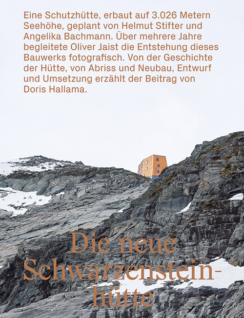 Die neue Schwarzensteinhütte
