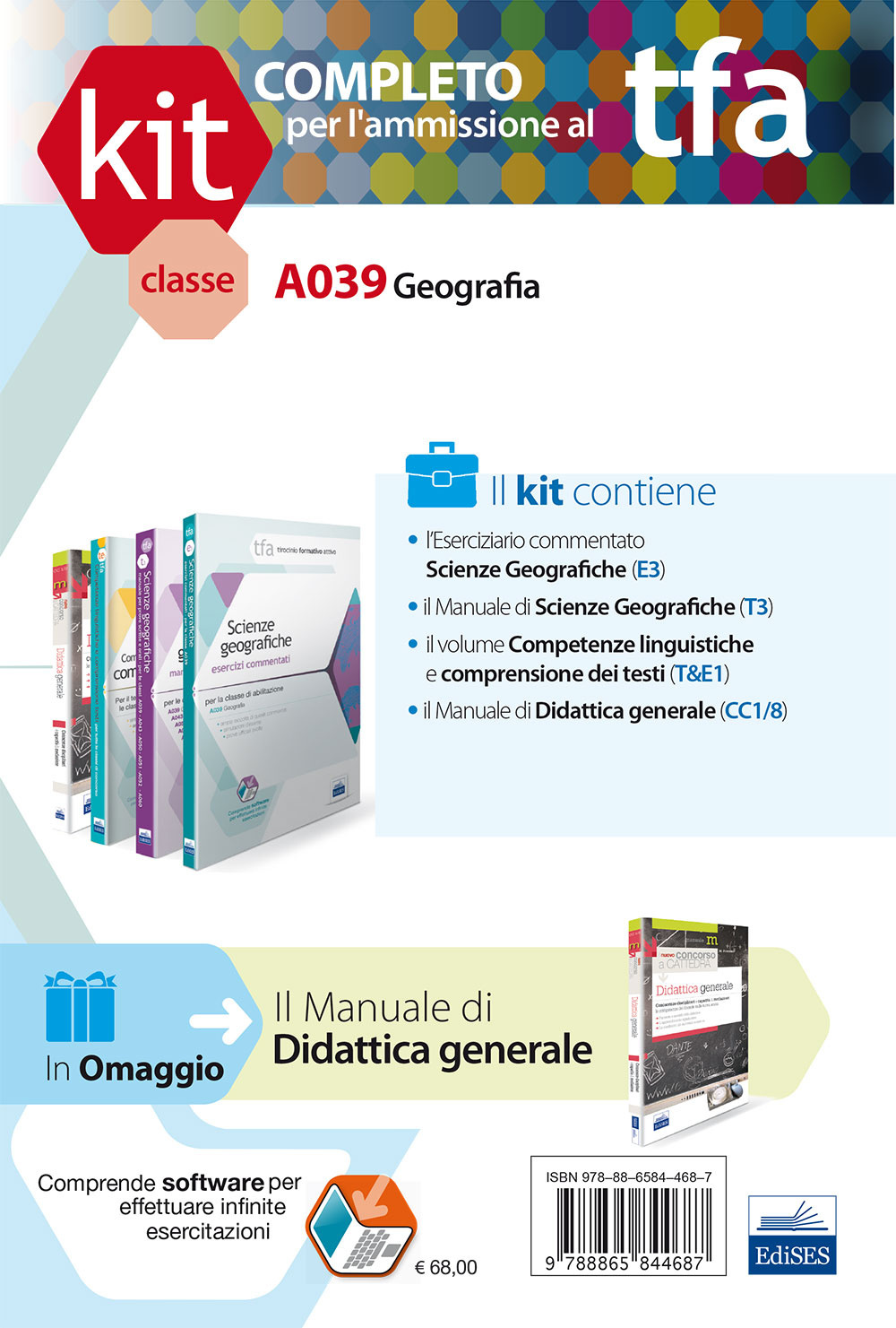TFA. Classe A039 per prove scritte e orali. Manuali di teoria ed esercizi di geografia. Kit completo