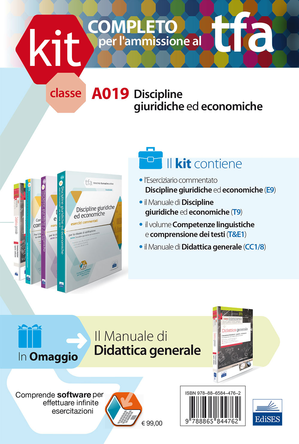 TFA. Classe A019 per prove scritte e orali. Manuali di teoria ed esercizi di discipline giuridiche ed economiche. Kit completo