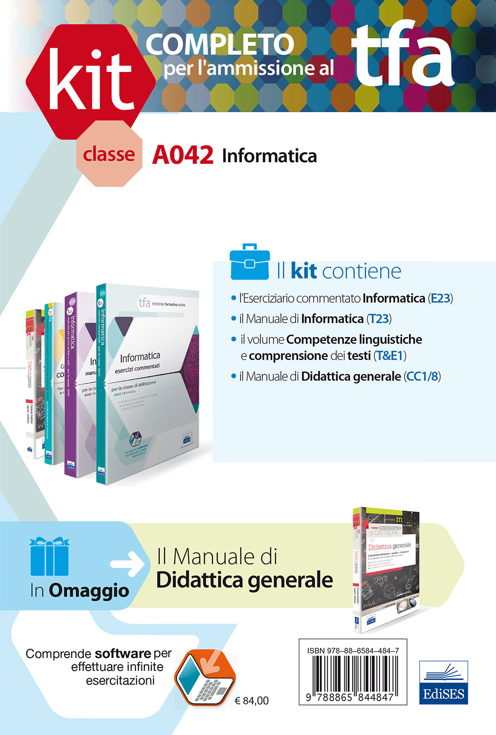 TFA. Classe A042 per prove scritte e orali. Manuali di teoria e esercizi di informatica. Kit completo