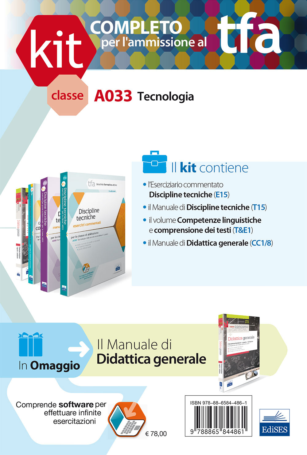 TFA. Classe A033 per prove scritte e orali. Manuali di teoria ed esercizi di tecnologia. Kit completo