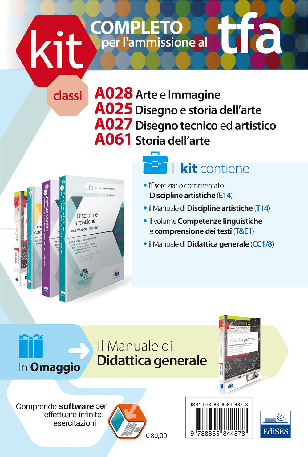 TFA. Classi A025-A028-A027-A061 per prove scritte e orali. Manuali di teoria ed esercizi di disegno e storia dell'arte... Kit completo