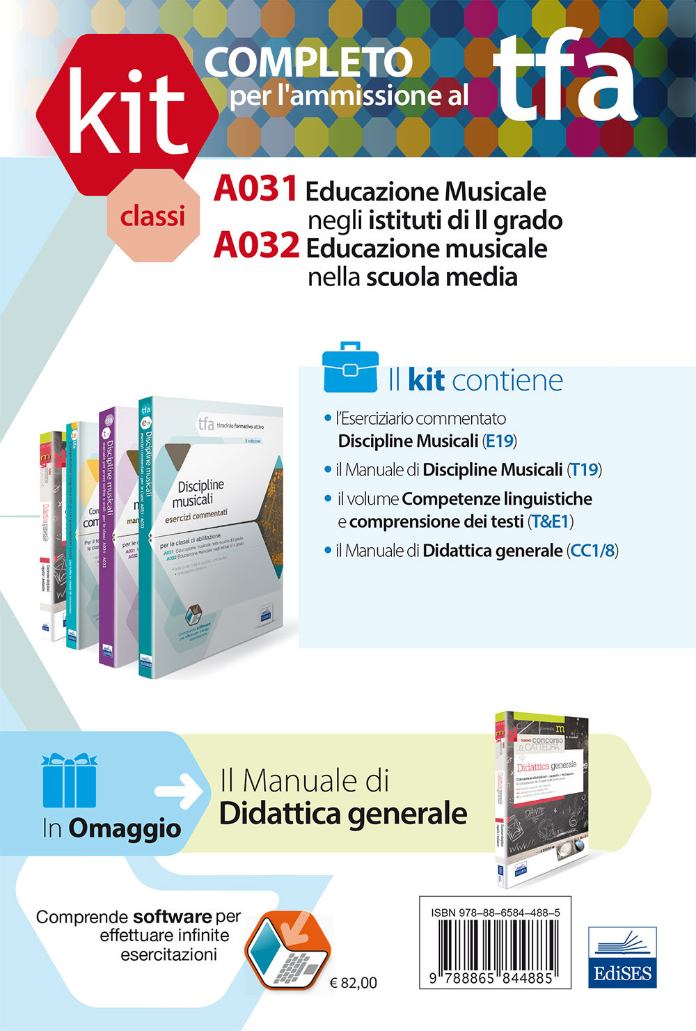 TFA. Classi A031-A032 prove scritte e orali. Manuale di teoria ed esercizi di educazione musicale. Kit completo