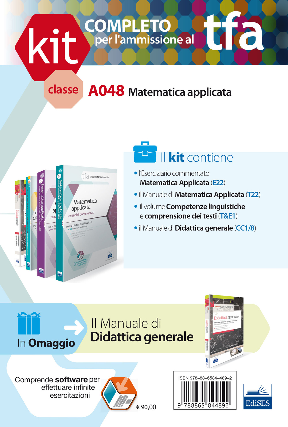TFA. Classe A048 per prove scritte e orali. Manuale di teoria ed esercizi di matematica applicata. Kit completo
