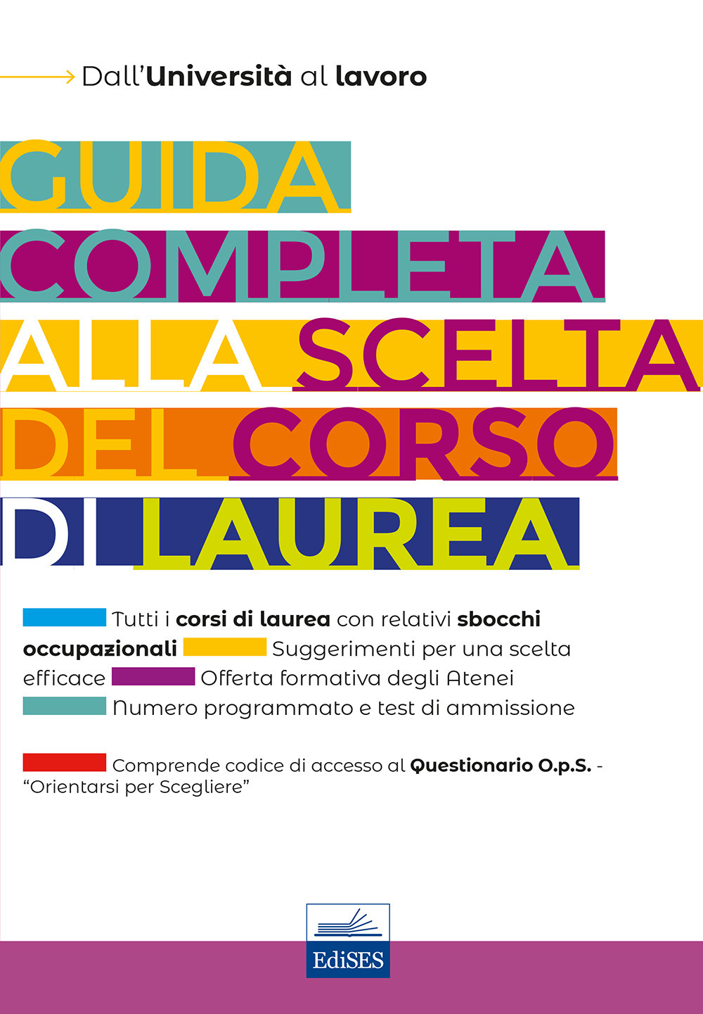Guida completa alla scelta del corso di laurea. Dall'università al lavoro