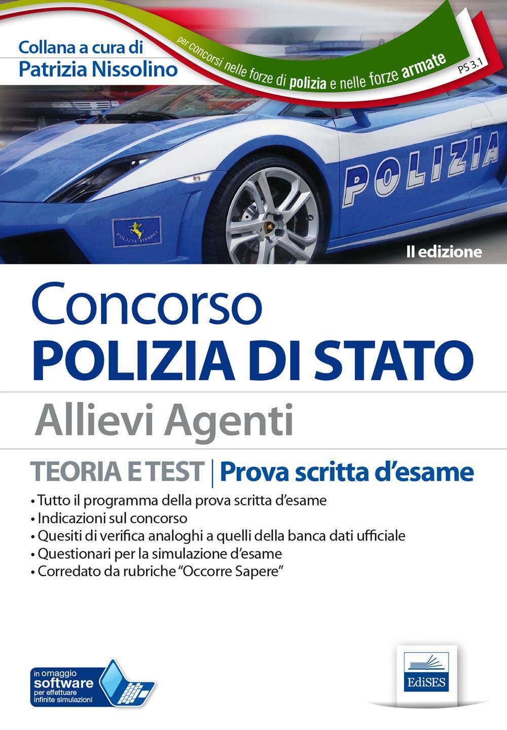Concorso Polizia di Stato. Allievi agenti. Teoria e test per la prova scritta d'esame